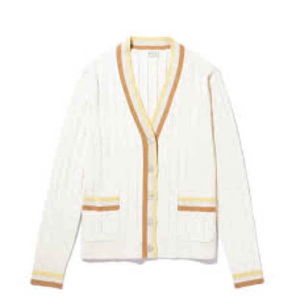 NWT KULE “Dede” Cream / Hazelnut Cardigan size XS